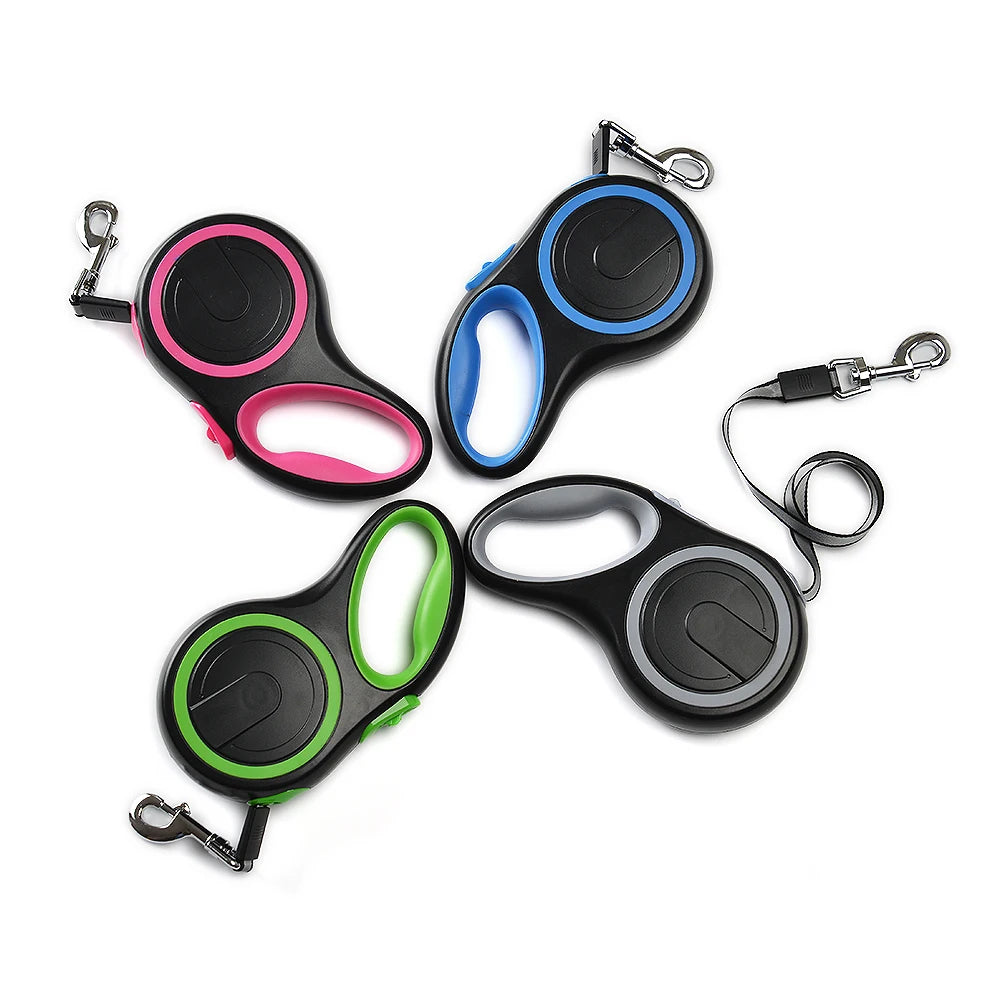 Durable Retractable Dog Leash – 3M/5M/8M Adjustable for Small to Large Dogs, Perfect for Walking & Hiking