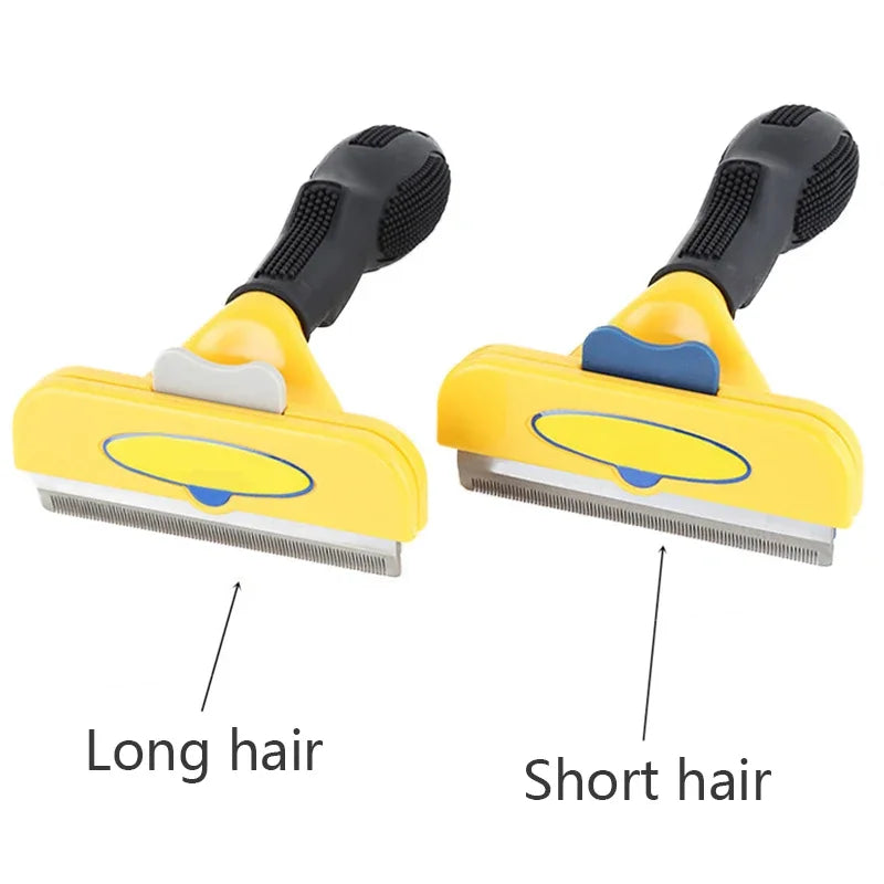 Pet Hair Removal Comb - Grooming Brush for Cats & Dogs | Reduces Shedding & Massage