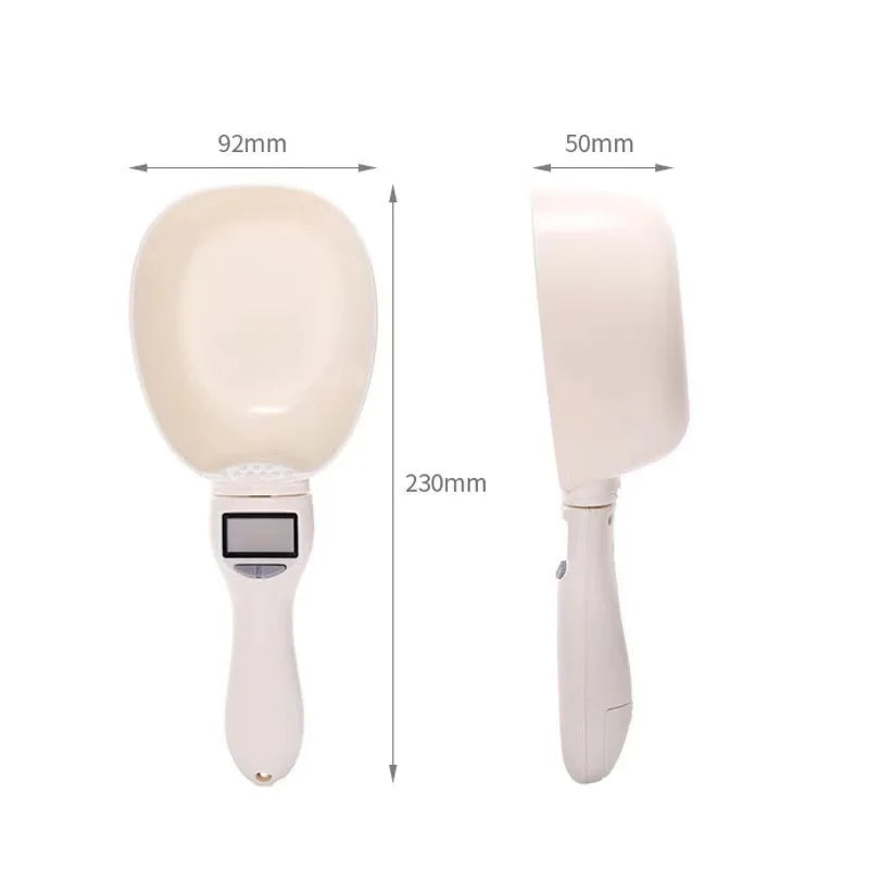 Pet Food Measuring Spoon Scale - 800g Capacity, Digital Nutrition Scale for Precise Feeding