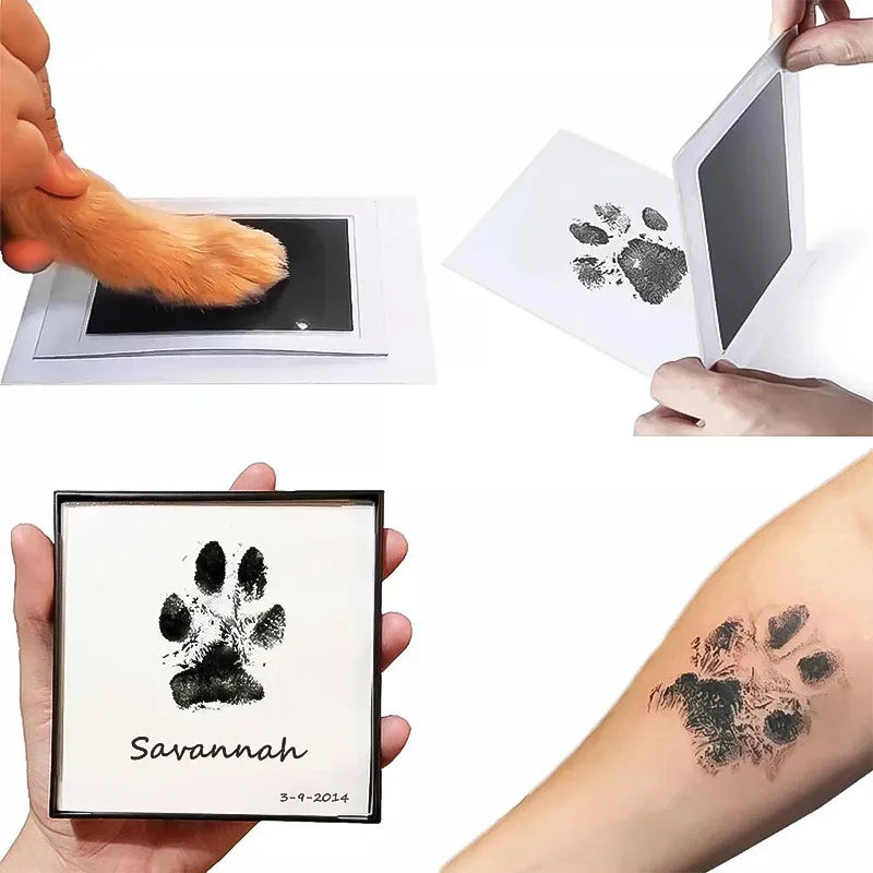 Non-Toxic Paw Print Ink Pad – DIY Keepsake for Pets