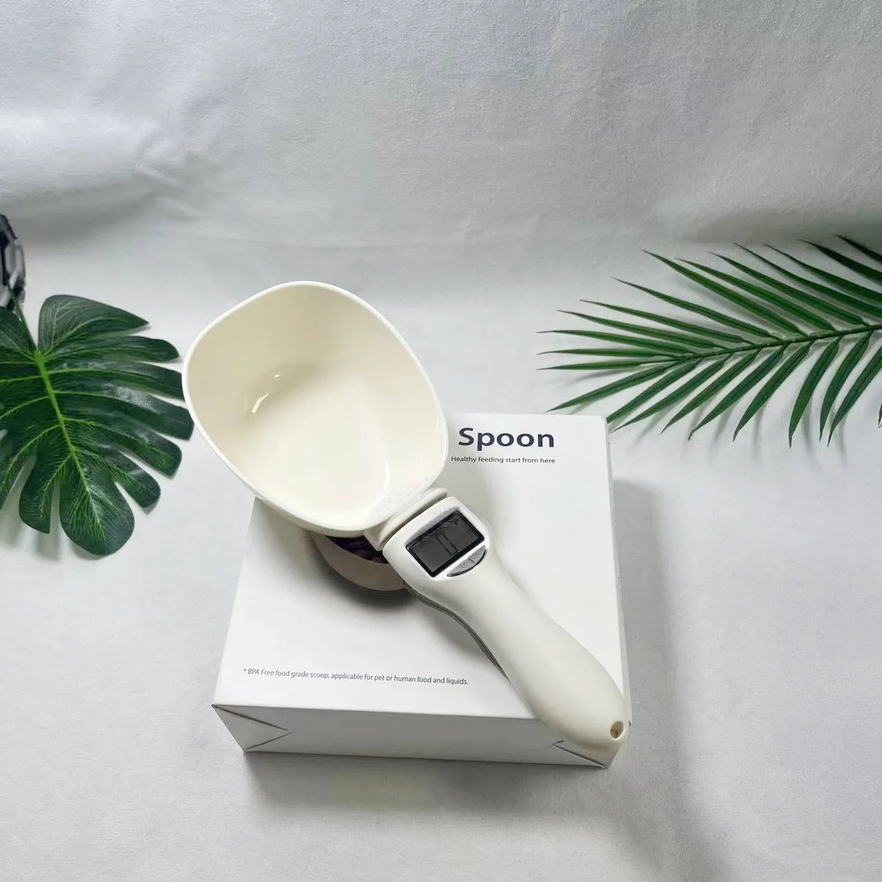 Pet Food Measuring Spoon Scale - 800g Capacity, Digital Nutrition Scale for Precise Feeding