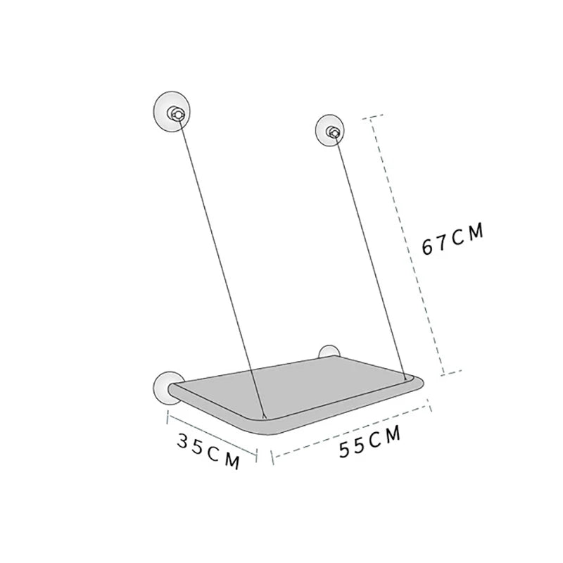 Window-Mounted Cat Bed - Breathable Oxford Fabric with Strong Suction Cups | Easy to Install, 20kg Capacity & Washable