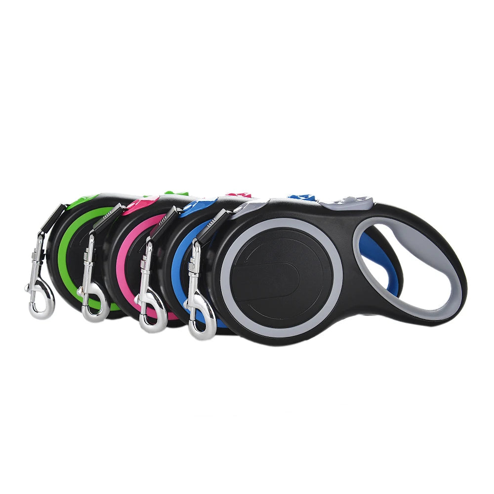 Durable Retractable Dog Leash – 3M/5M/8M Adjustable for Small to Large Dogs, Perfect for Walking & Hiking