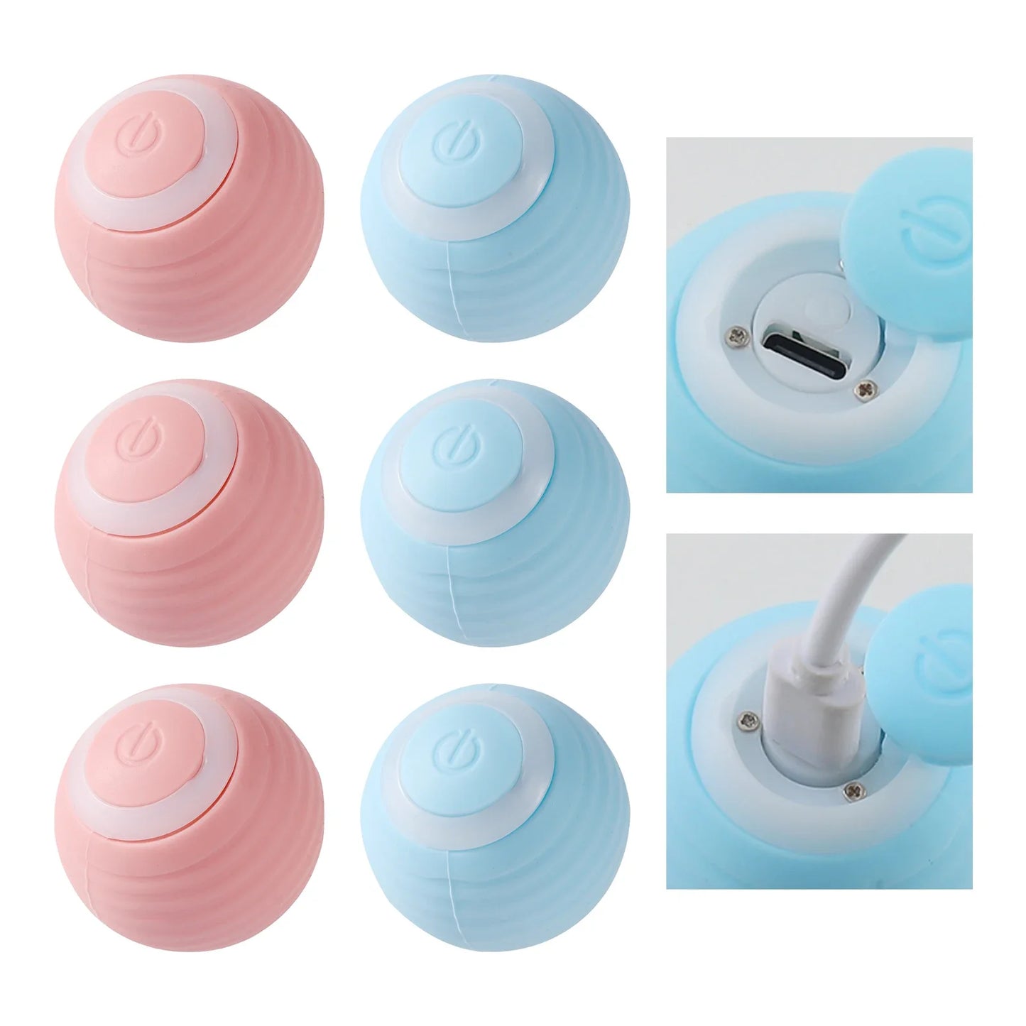 Smart Electric Cat Toy - Interactive Rolling Ball with Gravity Sensor | USB Rechargeable & Durable Silicone