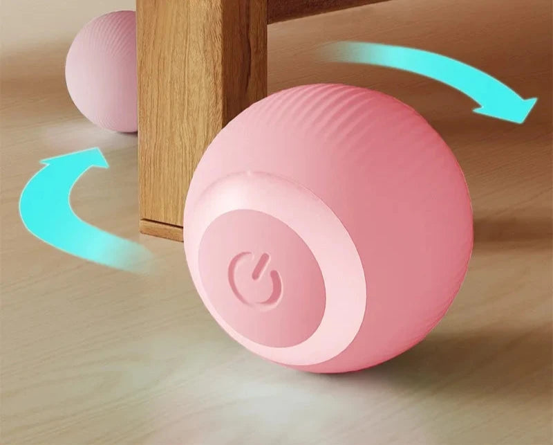 Smart Electric Cat Toy - Interactive Rolling Ball with Gravity Sensor | USB Rechargeable & Durable Silicone