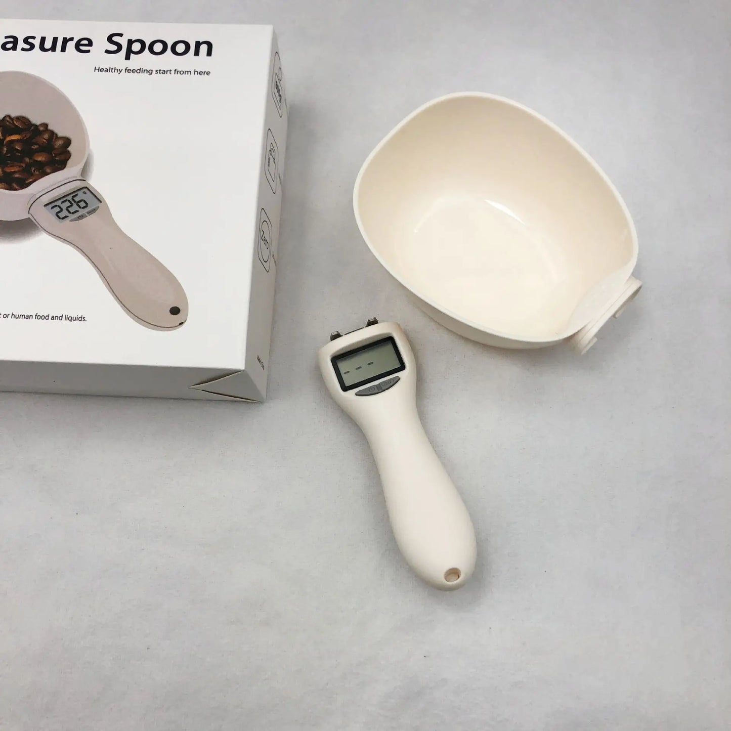Pet Food Measuring Spoon Scale - 800g Capacity, Digital Nutrition Scale for Precise Feeding