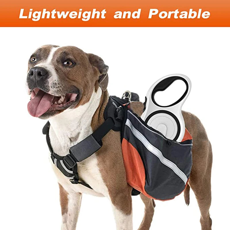 Retractable Dog Leash – 3/5/8M Durable Nylon Lead for Small to Large Dogs