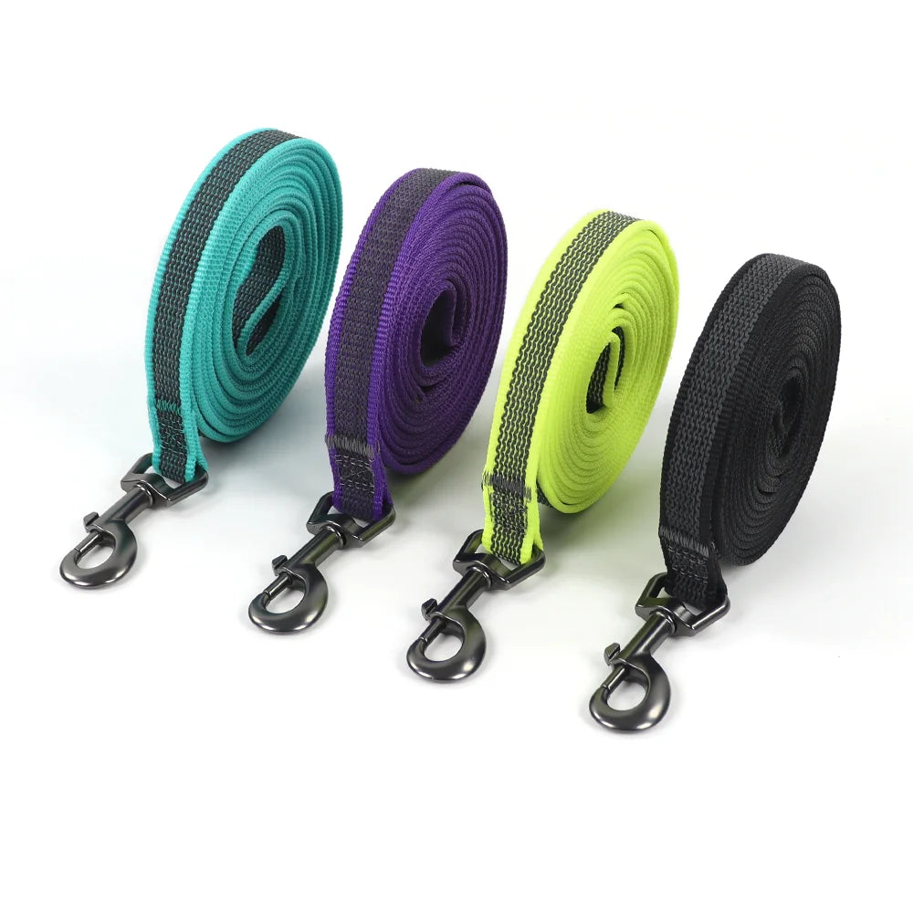 Durable Long Dog Leash – Dual Colour Training Leash in 1.5M or 3M Options
