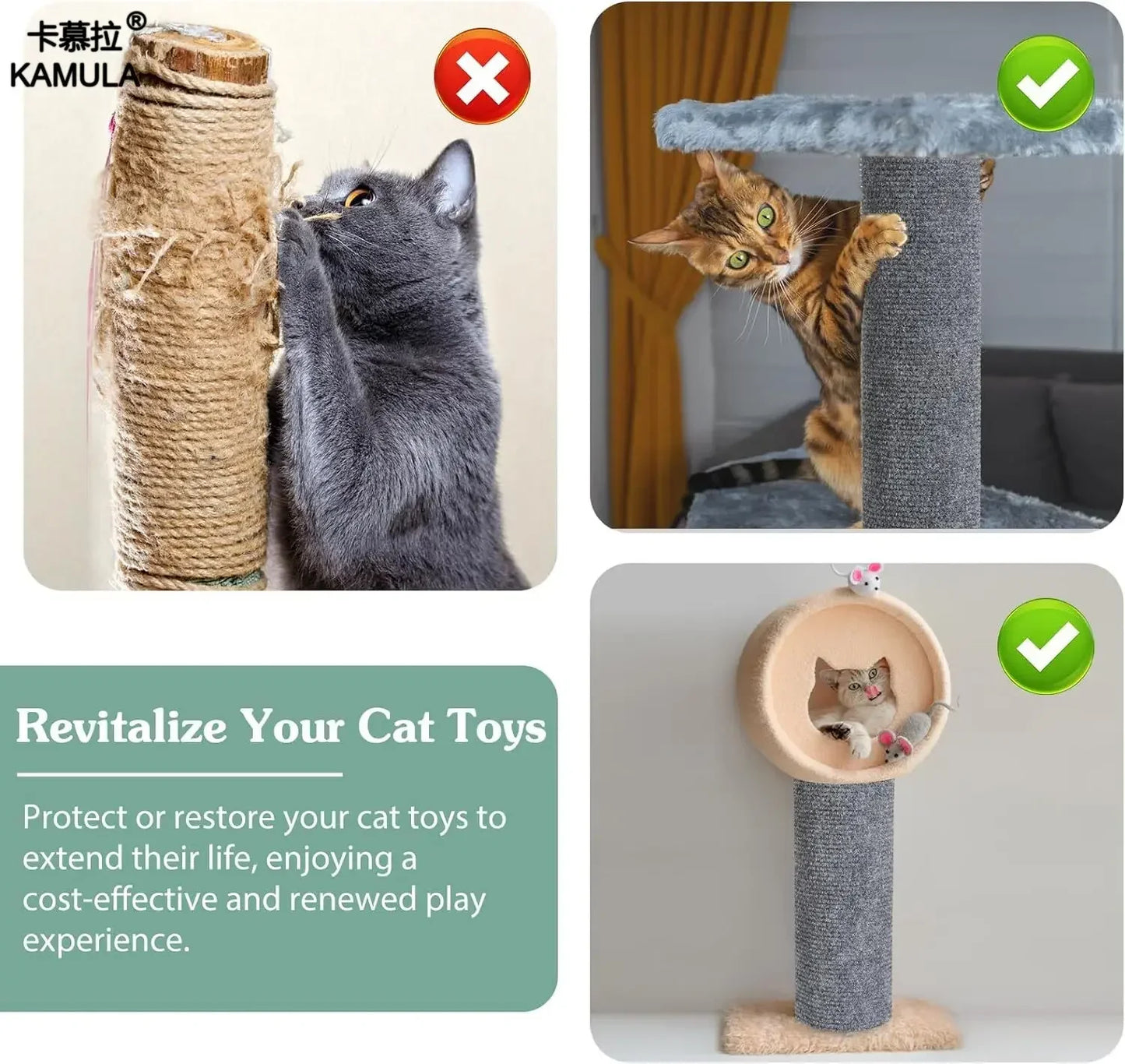 Self-Adhesive Cat Scratching Mat – Trimmable & Durable Furniture Protection for Sofas & Carpets