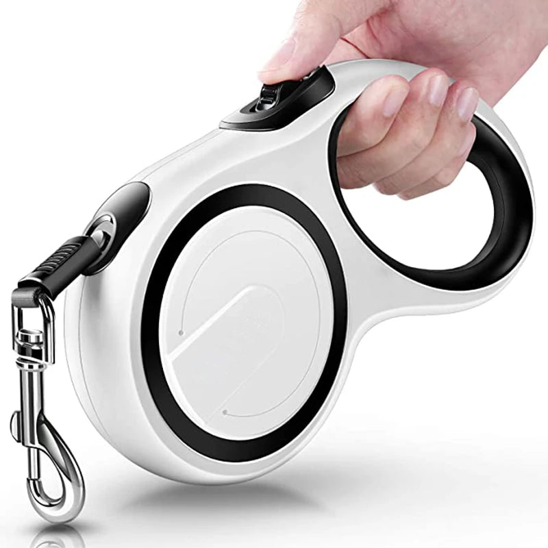 Retractable Dog Leash – 3/5/8M Durable Nylon Lead for Small to Large Dogs