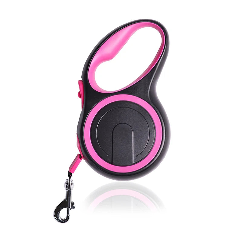 Retractable Dog Leash – 3/5/8M Durable Nylon Lead for Small to Large Dogs