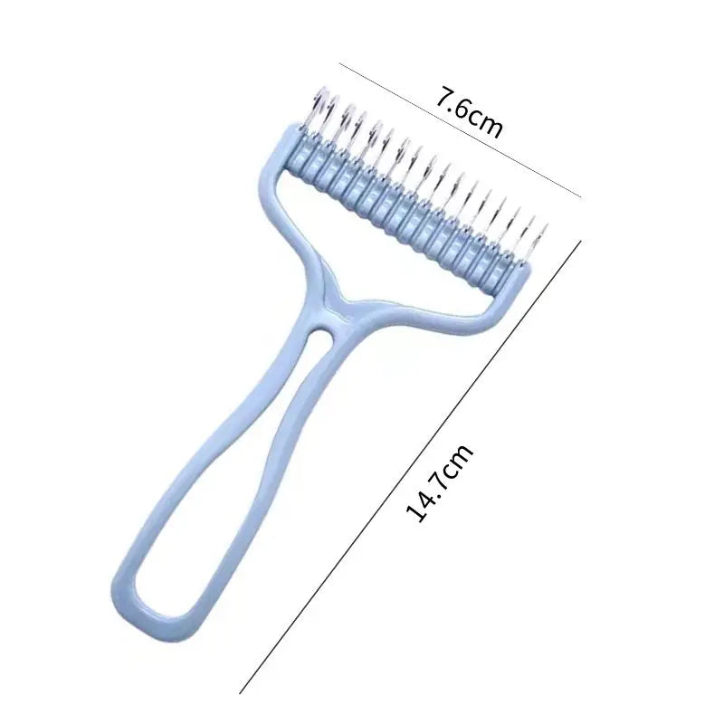 Double-Sided Pet Grooming Brush – Knot Cutter & Hair Removal for Cats, Dogs, Rabbits & Small Pets