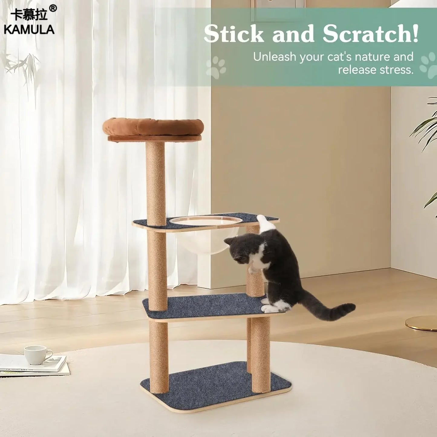 Self-Adhesive Cat Scratching Mat – Trimmable & Durable Furniture Protection for Sofas & Carpets
