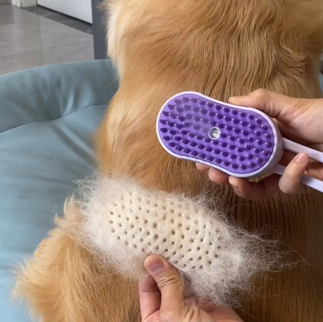 4-in-1 Electric Pet Hair Removal Comb with Water Spray | Grooming & Massage Brush for Cats & Dogs