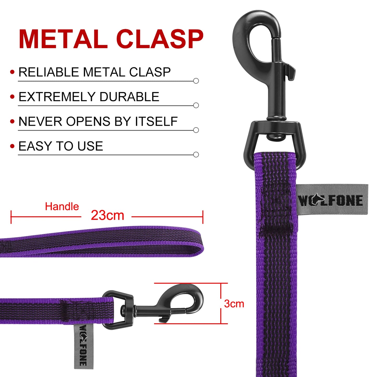 Durable Long Dog Leash – Dual Colour Training Leash in 1.5M or 3M Options