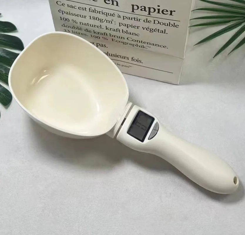 Pet Food Measuring Spoon Scale - 800g Capacity, Digital Nutrition Scale for Precise Feeding