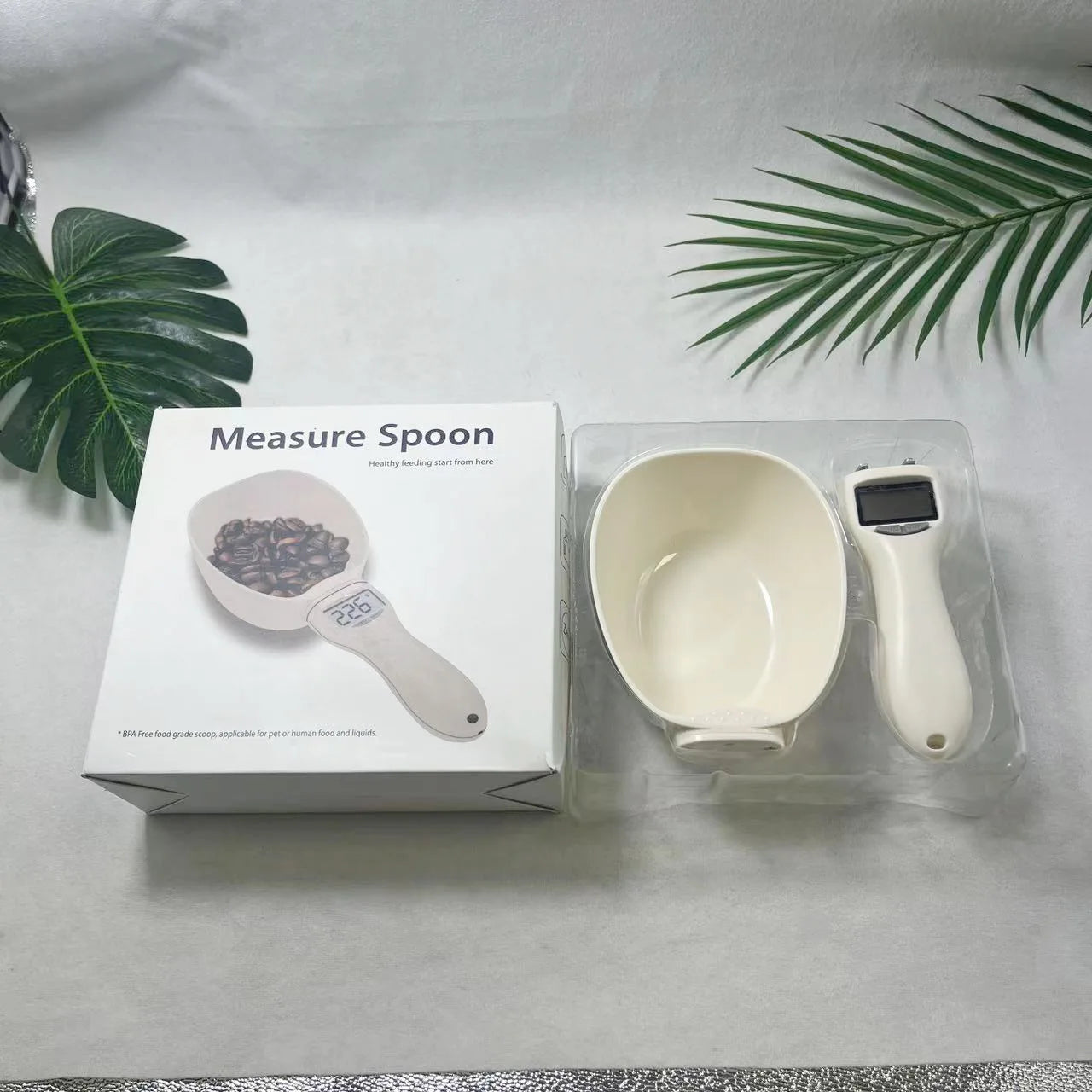Pet Food Measuring Spoon Scale - 800g Capacity, Digital Nutrition Scale for Precise Feeding
