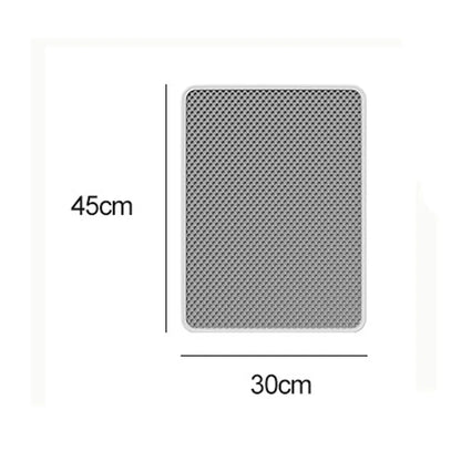 Waterproof Cat Litter Mat - Double Honeycomb Design for Easy Litter Trapping & Cleaning